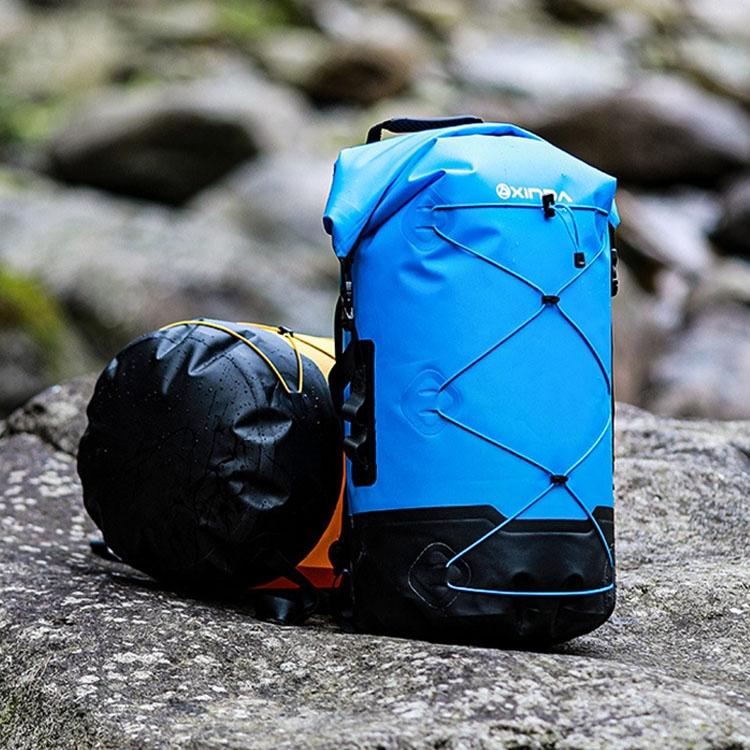 Waterproof Outdoor Stream Tracing Backpack Black 16L - Black-26L