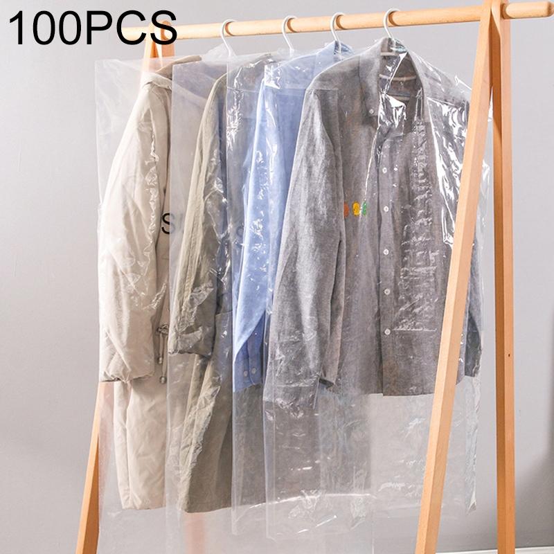 100 Disposable Dust Bags - 60x130cm - Transparent Pp Cover