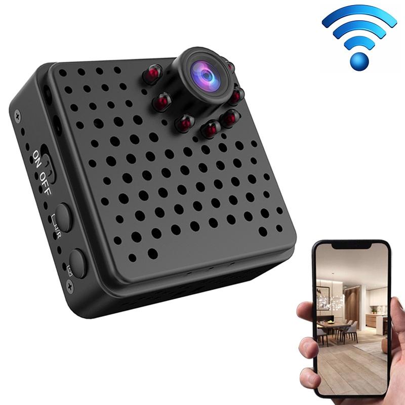 1080P Hd Wifi Mini Security Camera With Wide Angle Motion Detection Night Vision &amp; Tf Card Support