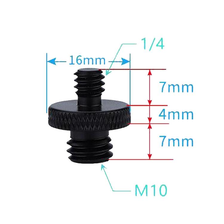 4-Piece Screw Adapter 1 / 4 Male To M10 Male