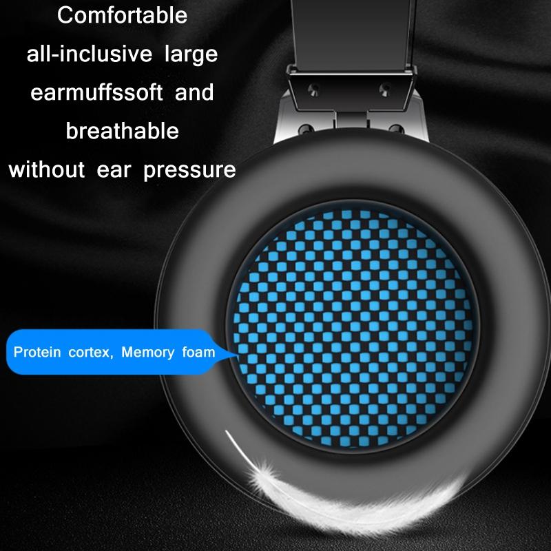 7.1 Gaming Headset With Mic X8 Upgrade Black