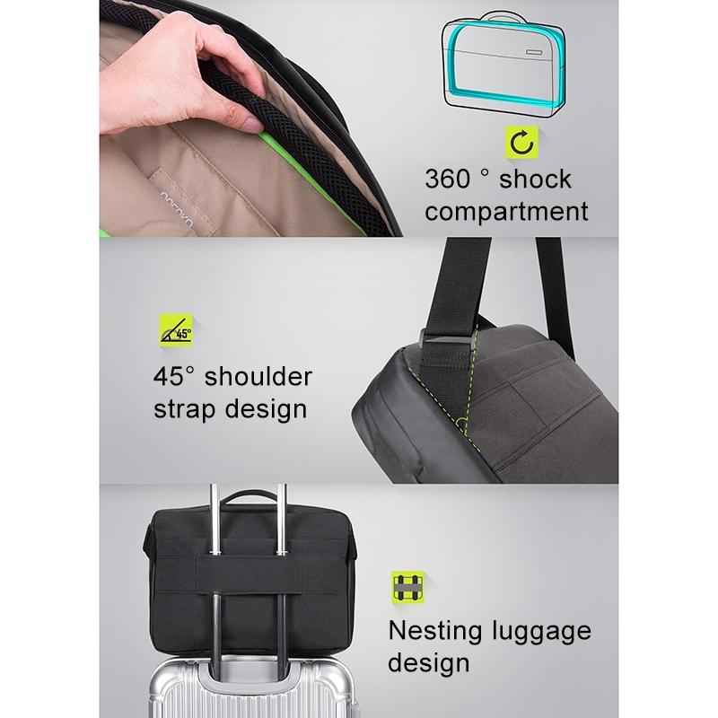 15.4 Inch Multi-functional Business Portable Computer Bag - 13l Cc03 Series