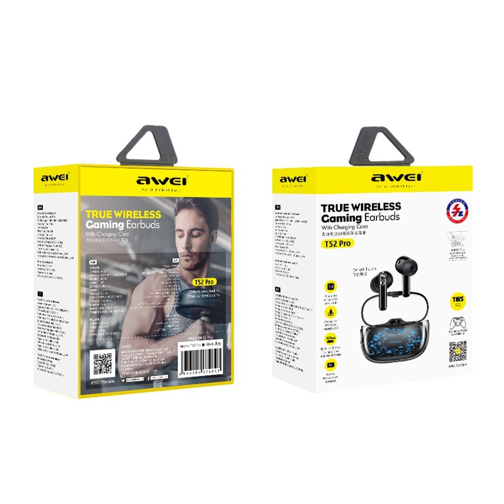 Starry Pattern T52 Pro Wireless Gaming Earbuds