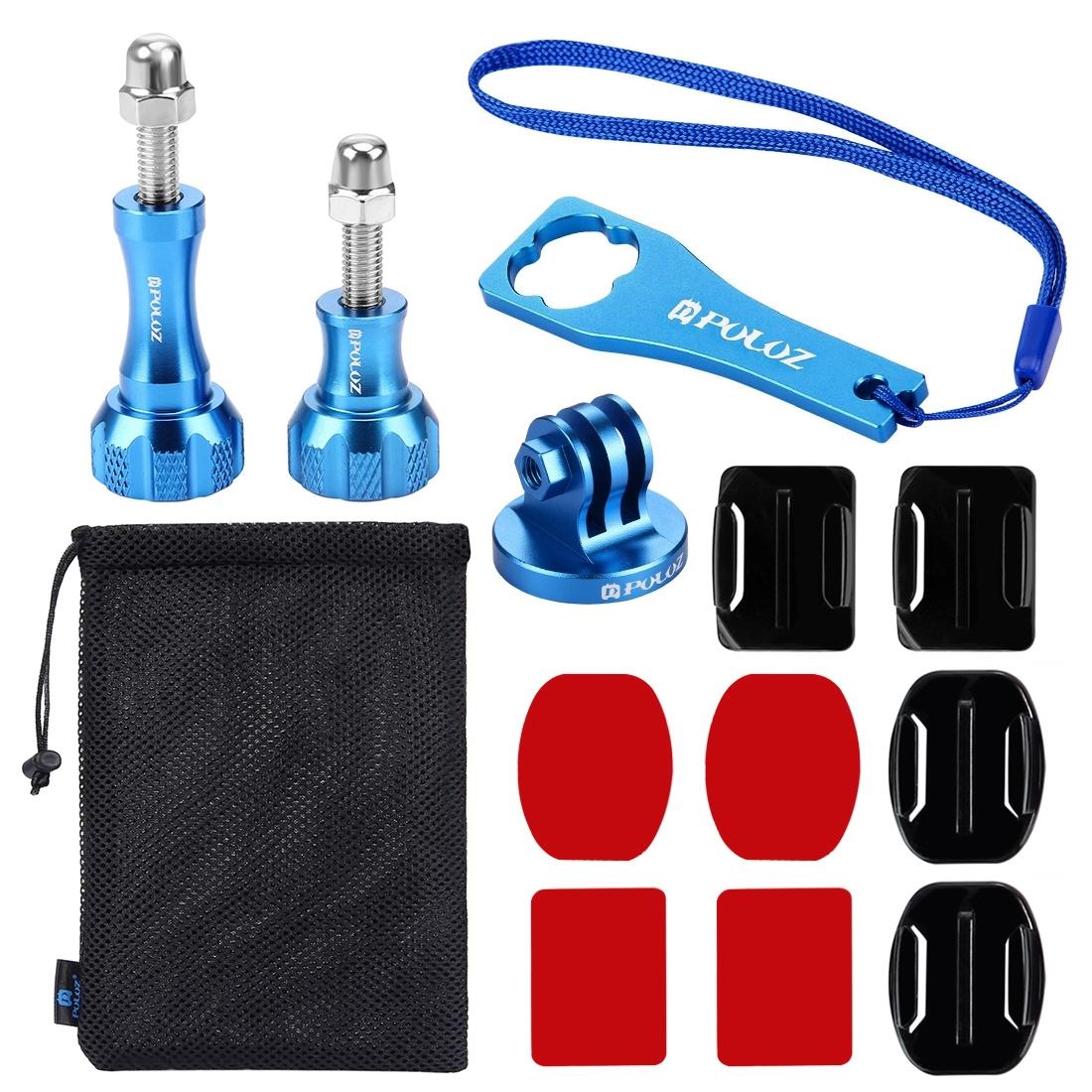 Metal Accessories Combo for Gopro Insta360 Dji Action Cameras - Screws Mounts Adapter Bag Wrench