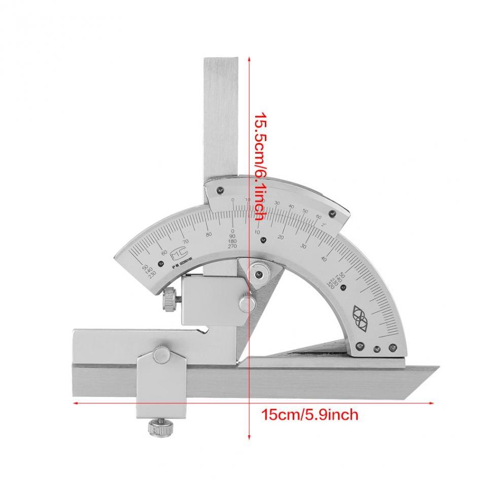 Non-parallax Trimmer Protractor for Angle Measurement