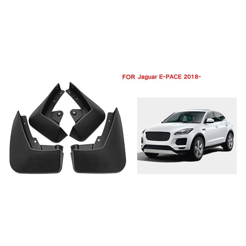 For Jaguar E-Pace 2018-2023 4Pcs / Set Car Auto Soft Plastic Splash Flaps Fender Guard