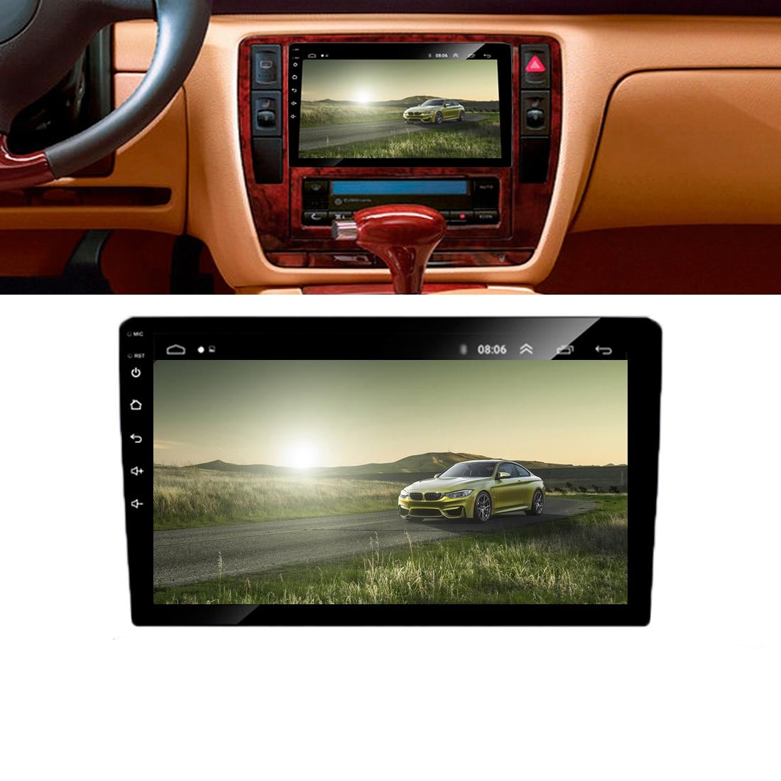 10.1 Inch Android 8.1 Car Mp5 Player - Fm Bluetooth Gps Tf Card