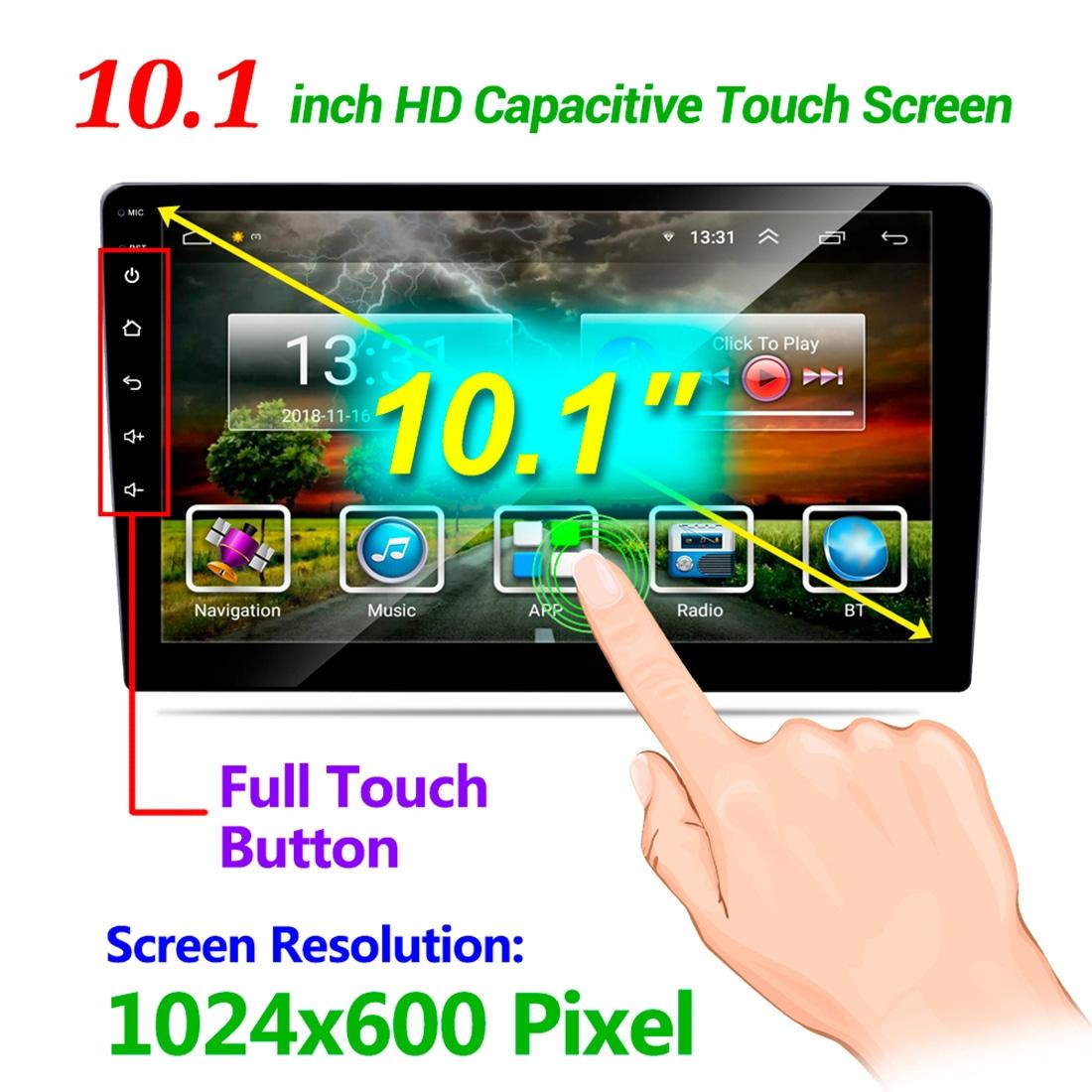 10.1 Inch Android 8.1 Car Mp5 Player - Fm Bluetooth Gps Tf Card