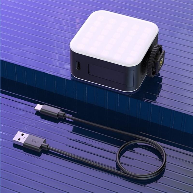 Mini Rgb Video Lamp with Magnetic Adsorption for Live Broadcast