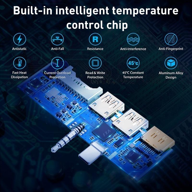 Type-C To Usb3.0 / Hdmi / Rj45 Hub For Surface Pro Go