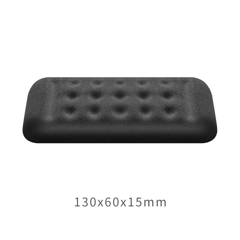 Memory Foam Wrist Rest & Mouse Pad Single Hand Black