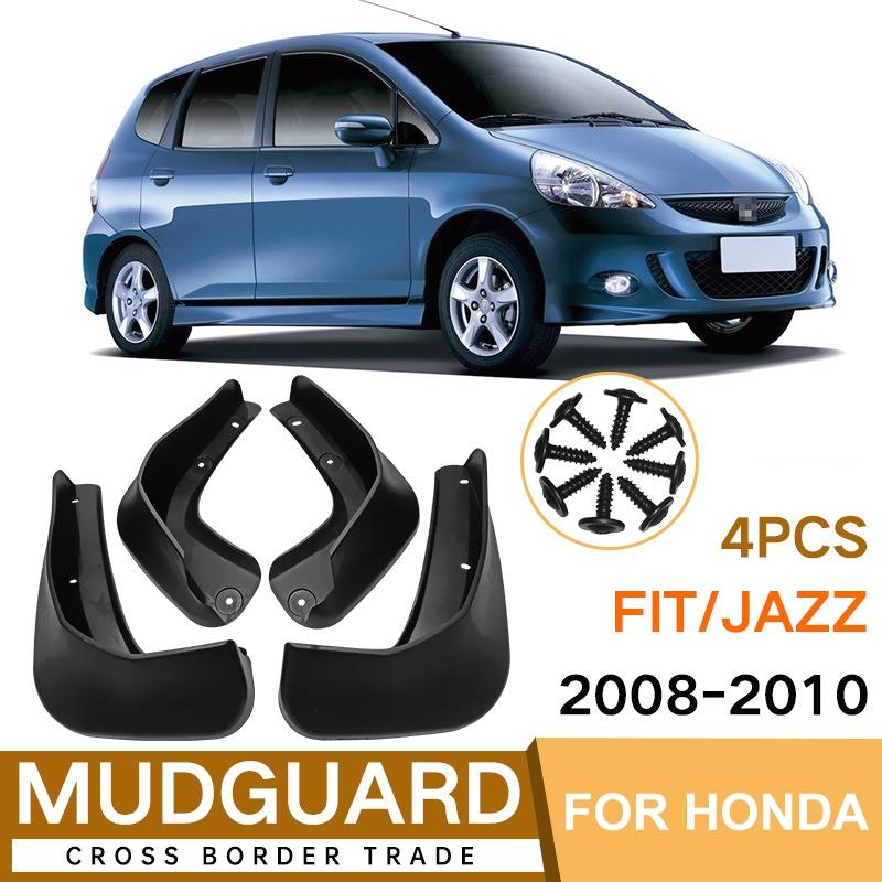 For Honda Fit / Jazz 2008-2010 4Pcs / Set Car Auto Soft Plastic Splash Flaps Fender Guard