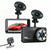 Hidden Dual-lens Car Dvr with Reversing Video Monitor