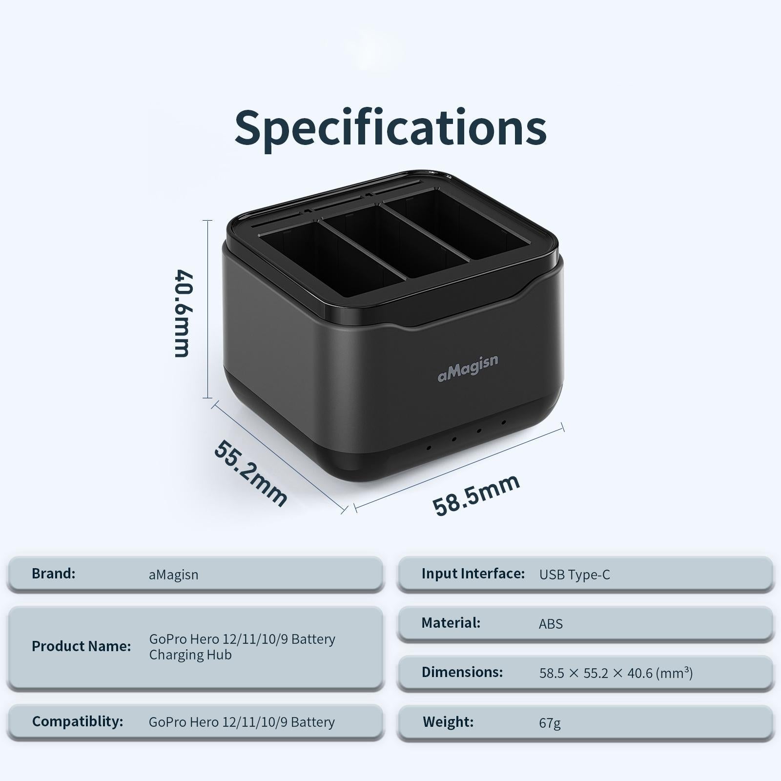 Gopro Hero Battery Charger Seat - Amagisn