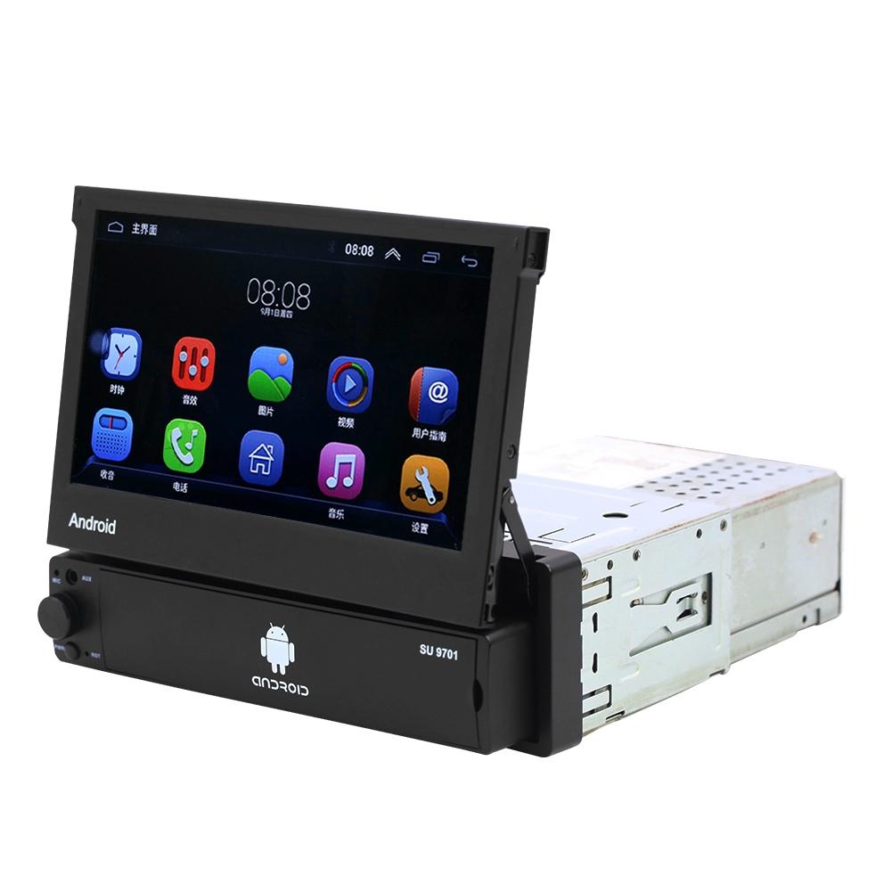 7 Inch Hd Foldable Car Android Radio Receiver Fm / Bluetooth / Tf / Gps / Phone Link / Wifi 1Gb + 32Gb