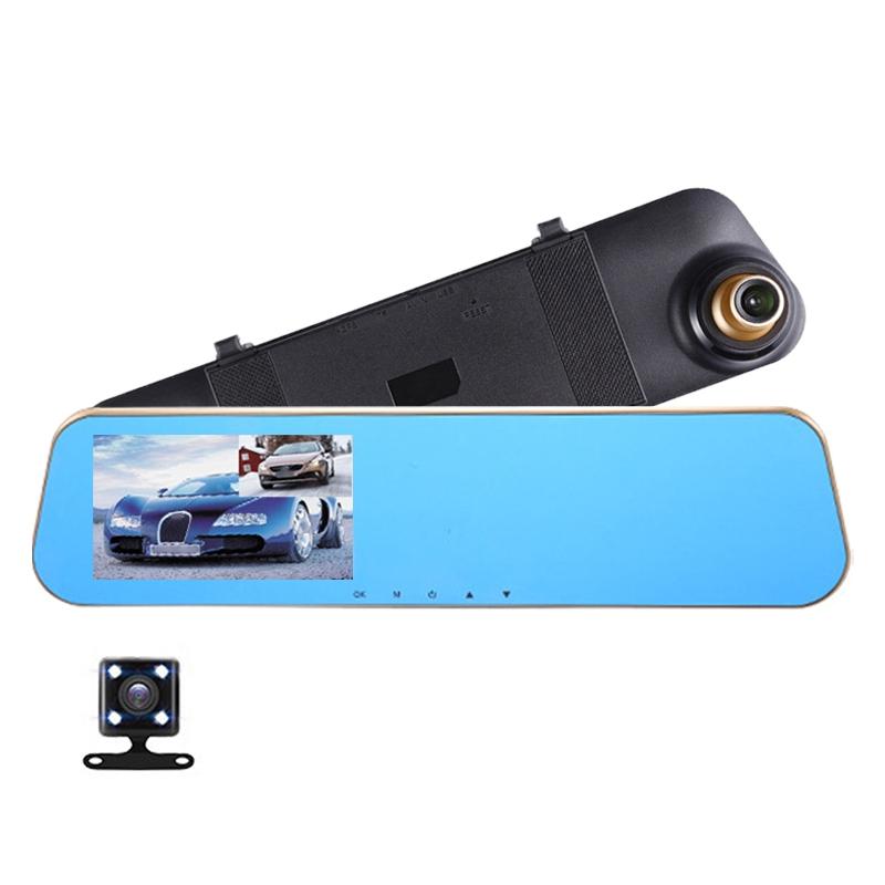 1080P Hd Dual Record Driving Recorder With Night Vision - 4.5 Inch