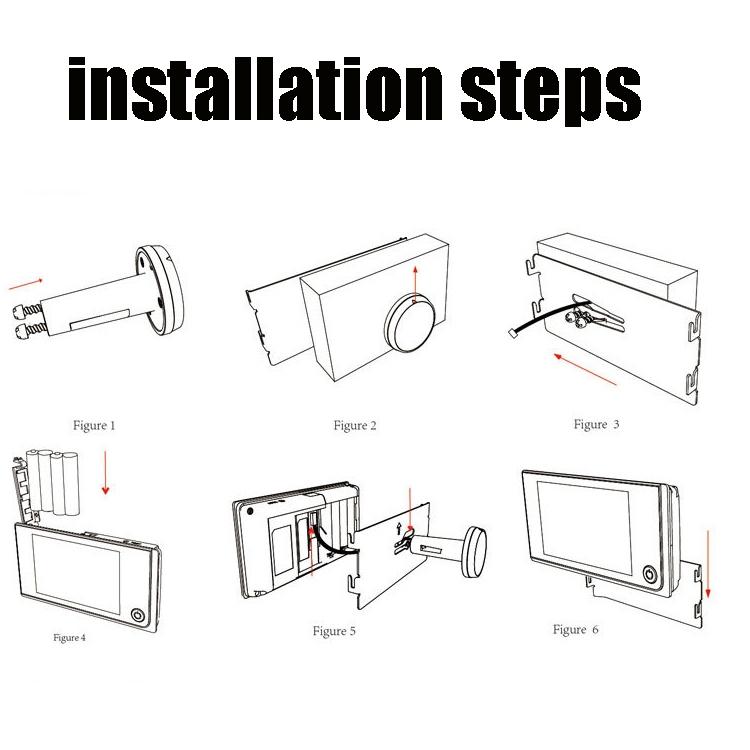 Wireless Smart Video Doorbell With 3.5 Display - Anti-Theft 2.0Mp