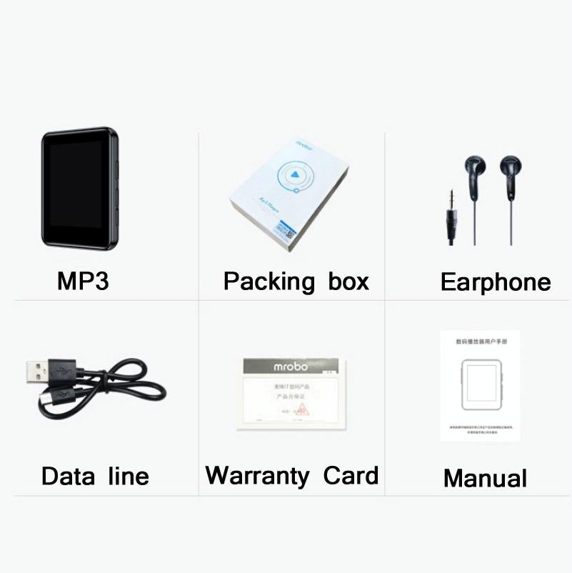 1.77 Inch Bluetooth Mp3 E Book With 8Gb Memory Novel Reading