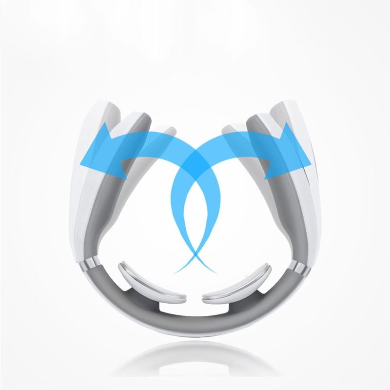 Intelligent Neck Massager Electromagnetic Vibration Black