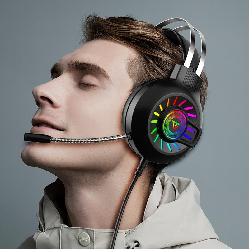 Rgb Wired Gaming Headset With Mic 7.1 Channel Black