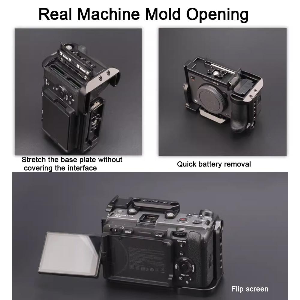 Camera Protection Cage Stabilizer Rig - Rabbit Cage for For Sony Fx30 / Fx3 - Only Rabbit Cage