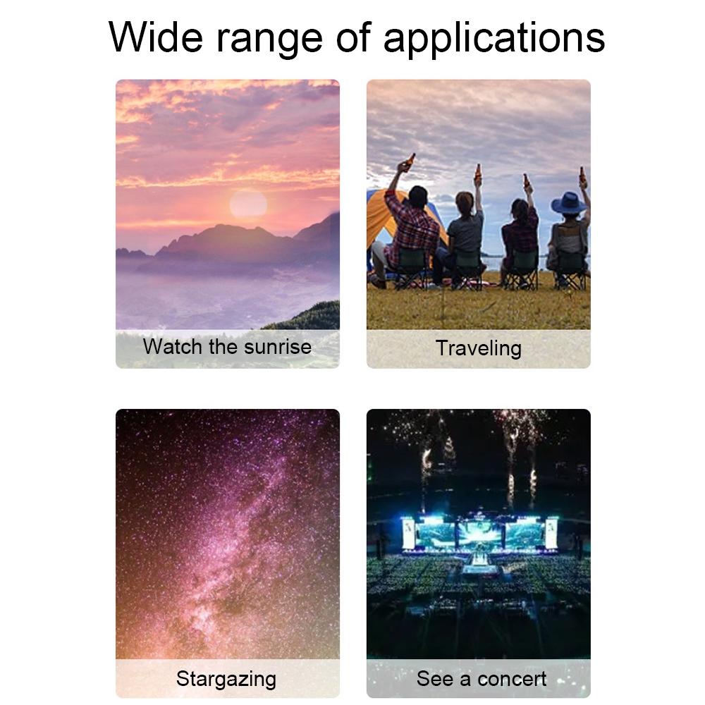 High-Definition Monocular Binoculars - 40X60 Fmc Multi-Layer Coated - With Holder And Tripod