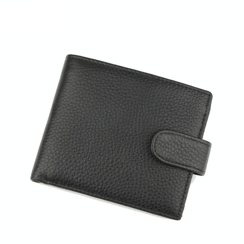 Rfid-blocking Short Men Wallet - Anti-magnetic