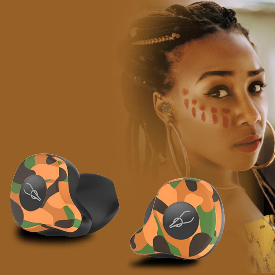 Waterproof Wireless Bluetooth Earphones With Charging Box - X12 Ultra- Sahara Camo