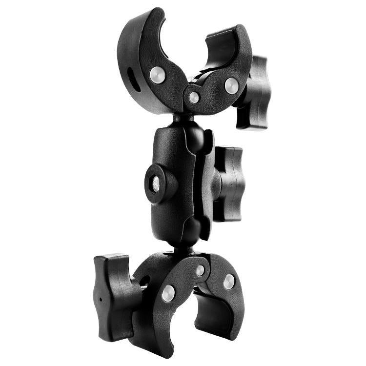 18cm Dual Head Motorcycle Handlebar Mount - 22Cm