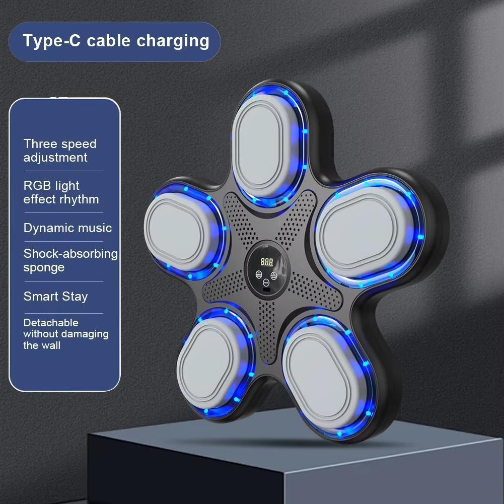 Bluetooth Music Boxing Machine With Adult Gloves - Reaction Training - With Adult Gloves