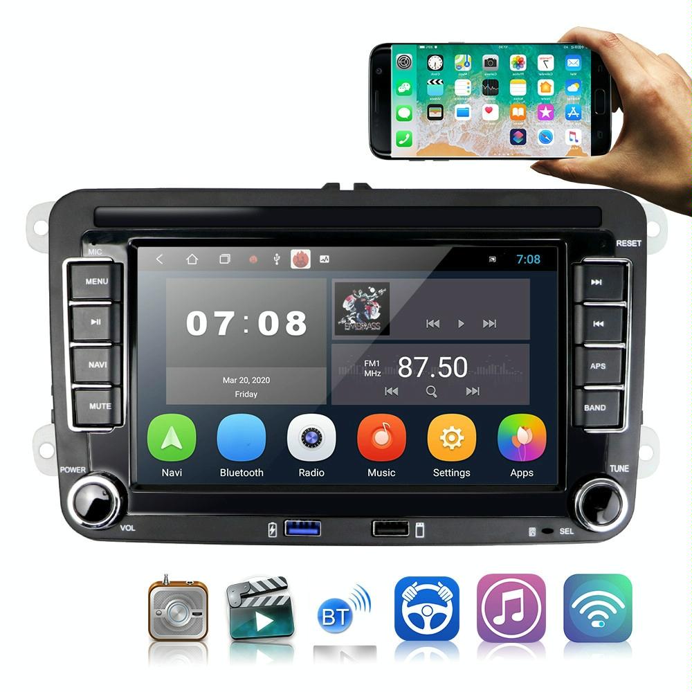 7 Inch Android 10.0 Car Multimedia Player Navigation Bluetooth Reversing Integrated - 2 + 16G