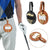 Double-sided Leather Golf Spike Insert Bag - Outdoor Waist Hanging Storage - Double-Sided Brown