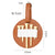 Double-sided Leather Golf Spike Insert Bag - Outdoor Waist Hanging Storage - Double-Sided Brown