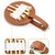Double-sided Leather Golf Spike Insert Bag - Outdoor Waist Hanging Storage - Double-Sided Brown