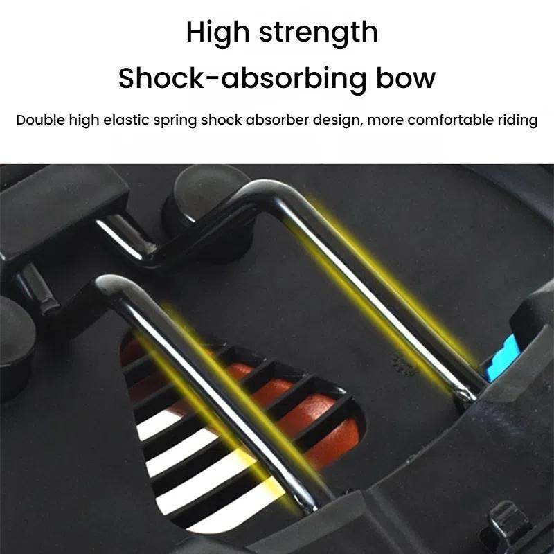 Thickened Mountain Bike Saddle Black - Brown