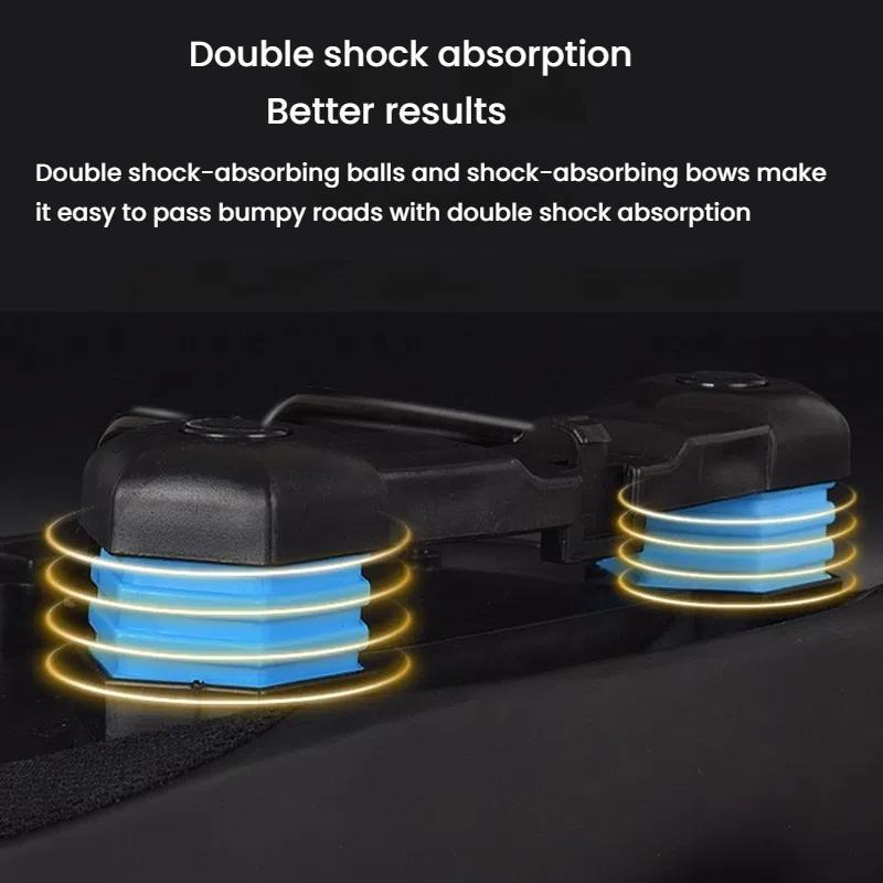 Thickened Mountain Bike Saddle Black - Brown