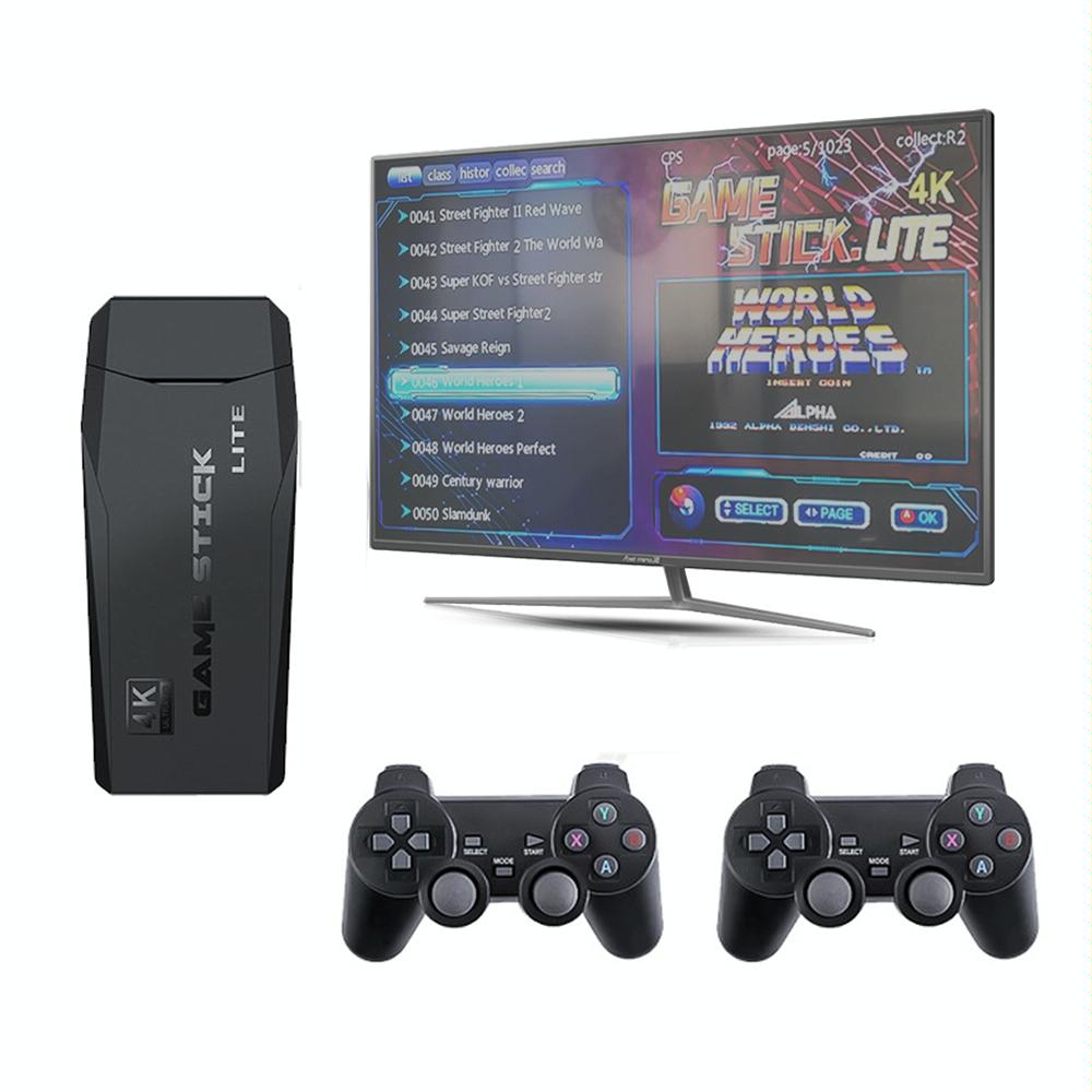 Wireless Hdmi Arcade Game Machine With 2 Gamepads - 64Gb Memory