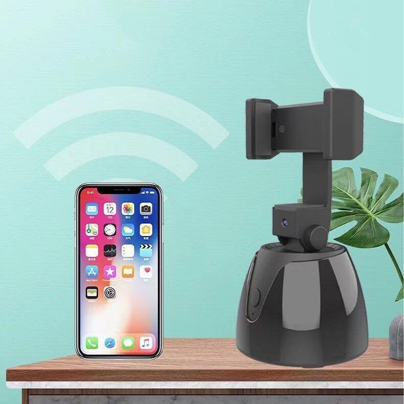 Smart 360-degree Follow-up Tripod Head with Live Video Recording and Charging