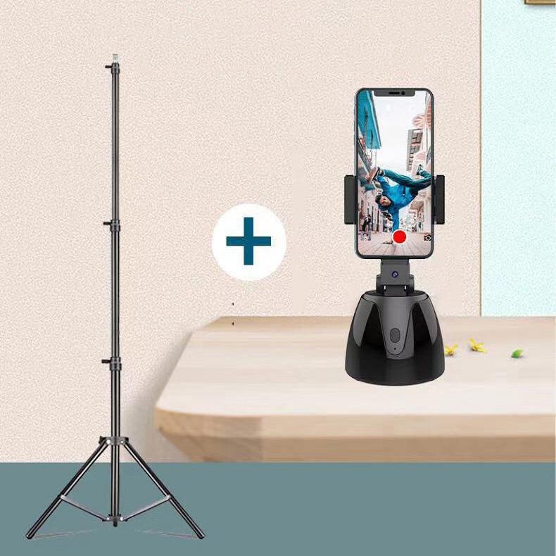 Smart 360-degree Follow-up Tripod Head with Live Video Recording and Charging