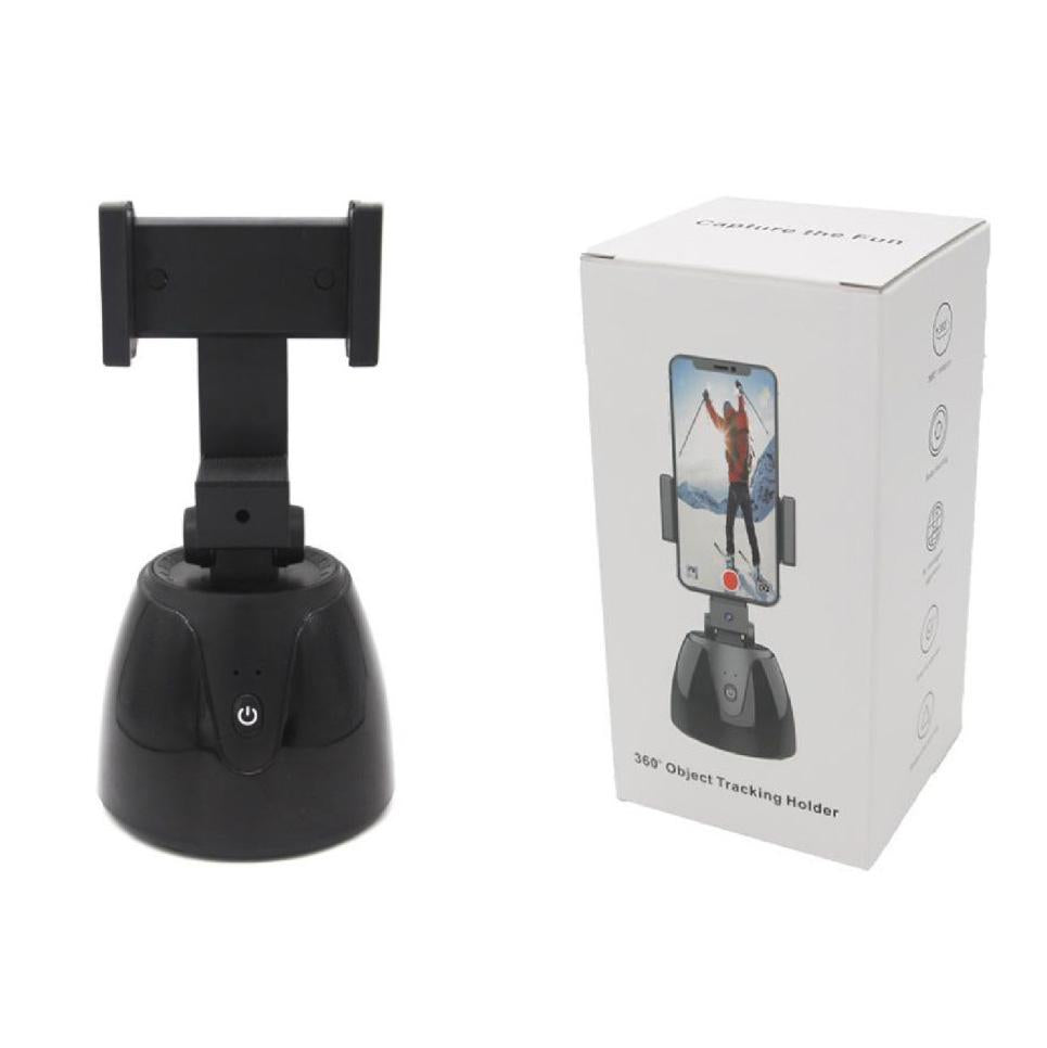 Smart 360-degree Follow-up Tripod Head with Live Video Recording and Charging