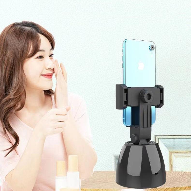 Smart 360-degree Follow-up Tripod Head with Live Video Recording and Charging