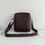 Compact Black Oxford Shoulder Crossbody Backpack With Single Strap For Men - Black Small