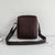 Compact Black Oxford Shoulder Crossbody Backpack With Single Strap For Men - Black Small