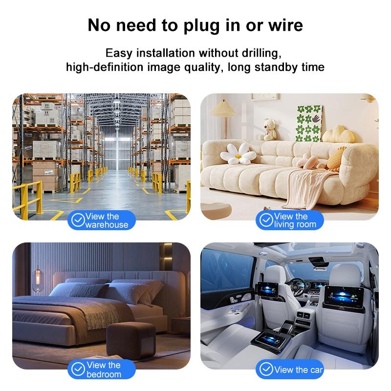Wireless Wifi Surveillance Camera With Night Vision - 128Gb Memory Card - 32Gb