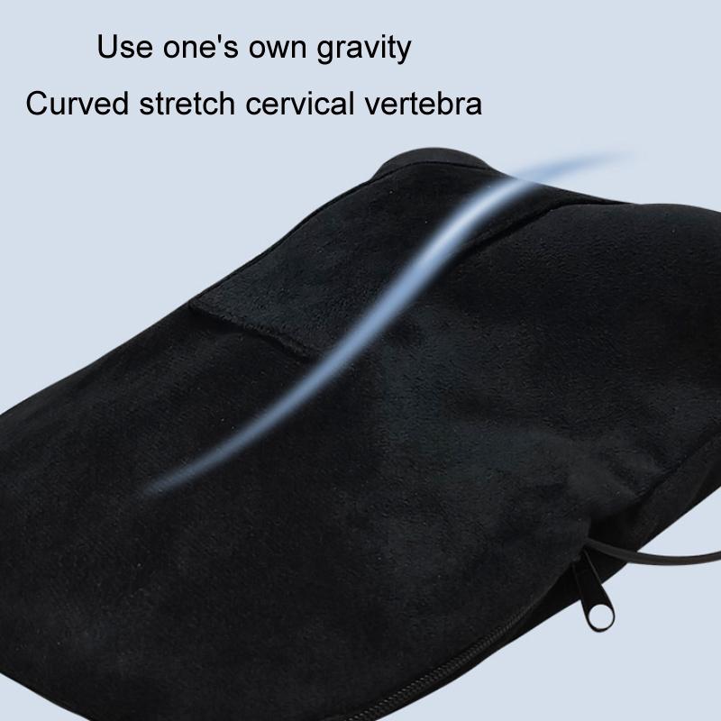 Cervical Spondylosis Correction Pillow Blue Cow Horns - 877 Usb Electric Heating Black