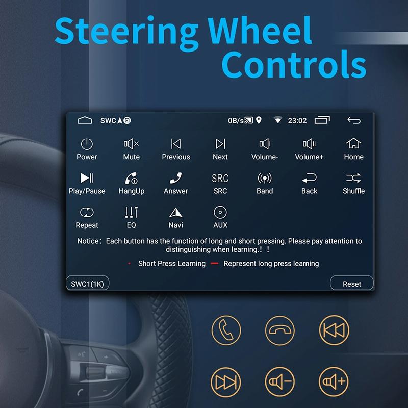 9 Inch Car Hd Radio Receiver Mp5 Player For Volkswagen - Fm Bluetooth Tf Card Gps Wifi - 1Gb + 16Gb