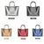 Blue Cowhide Messenger Tote For Women Large Capacity