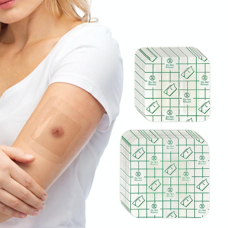 Self-Adhesive Hydrocolloid Heel Blister Patch 50 Pack - 10X10Cm