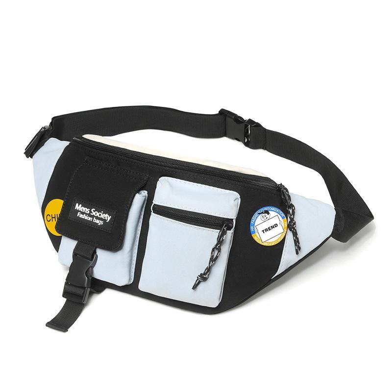 Lightweight Black Canvas Crossbody Backpack For Active Lifestyles - Black + Lanyard