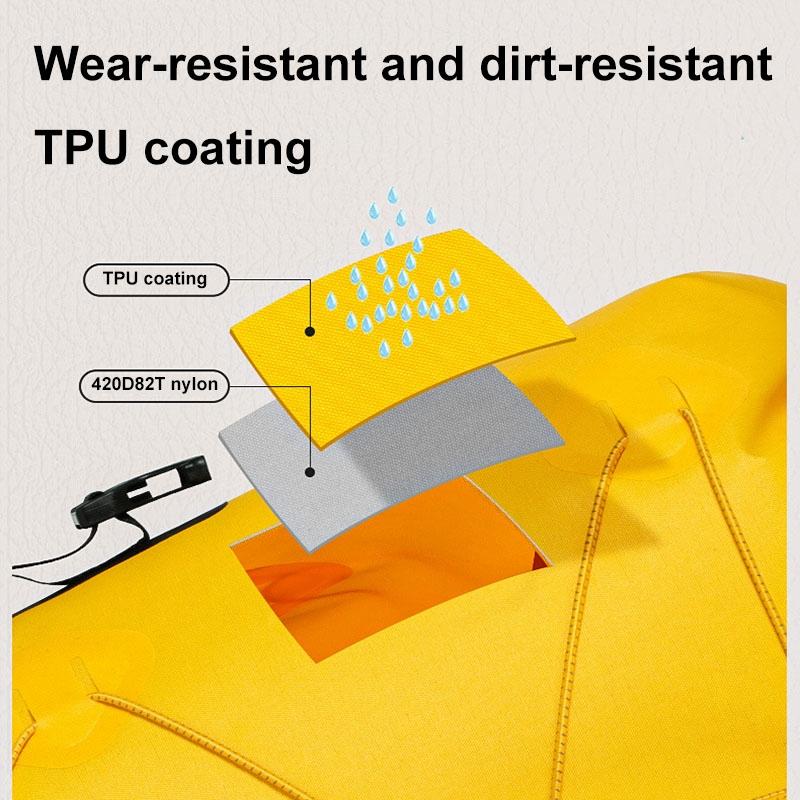 Waterproof Outdoor Stream Tracing Backpack Black 16L - Yellow-26L